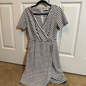 Lark & Ro Faux Wrap Dress